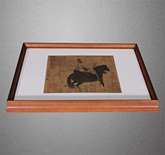 岚皋书画装裱配框服务案例